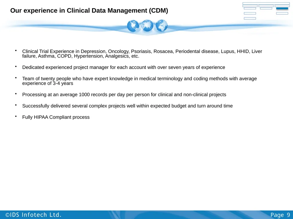 Healthcare Services Group including Clinical Trial - slide 9 of 28