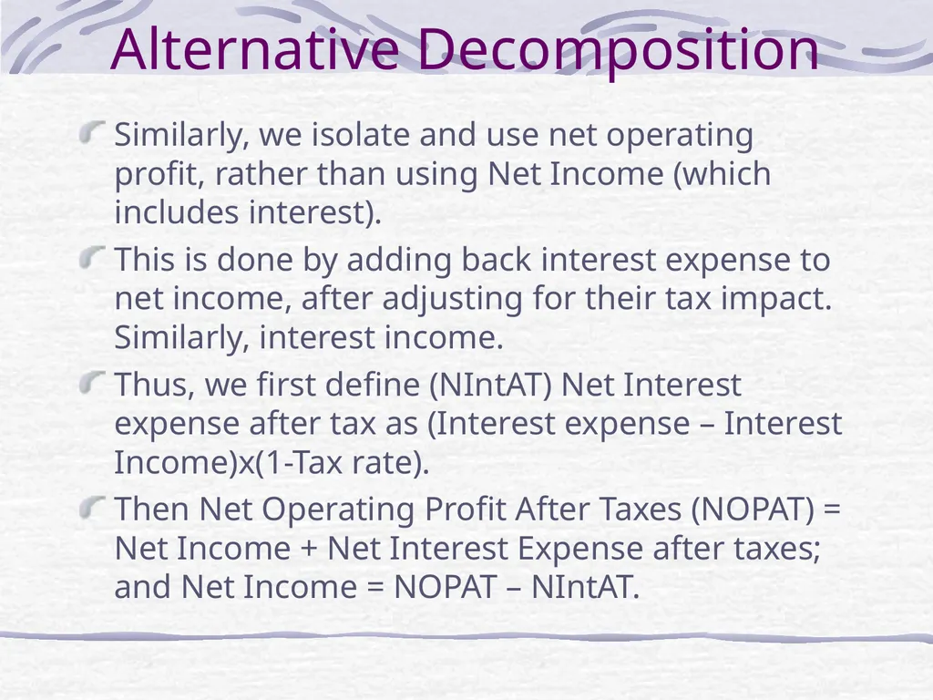 Dupont Analysis and Strategy P.V. Viswanath - slide 5 of 34