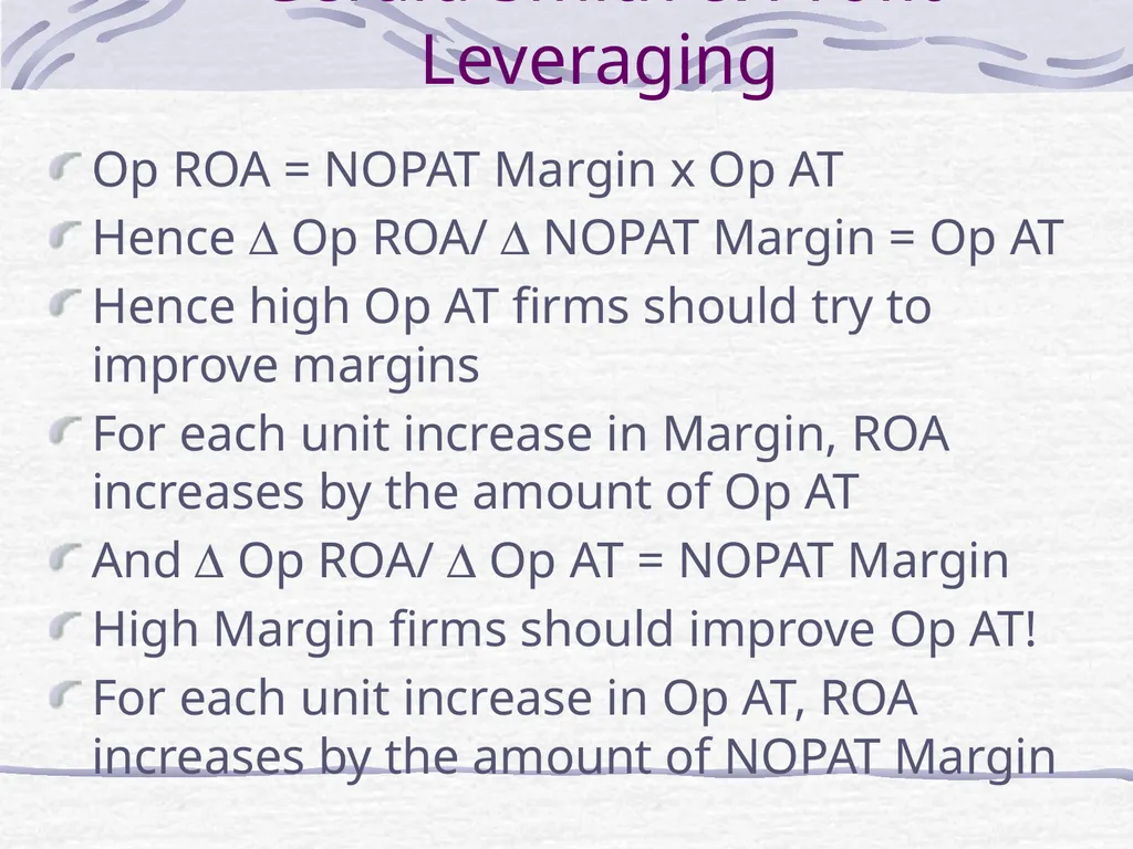 Dupont Analysis and Strategy P.V. Viswanath - slide 10 of 34