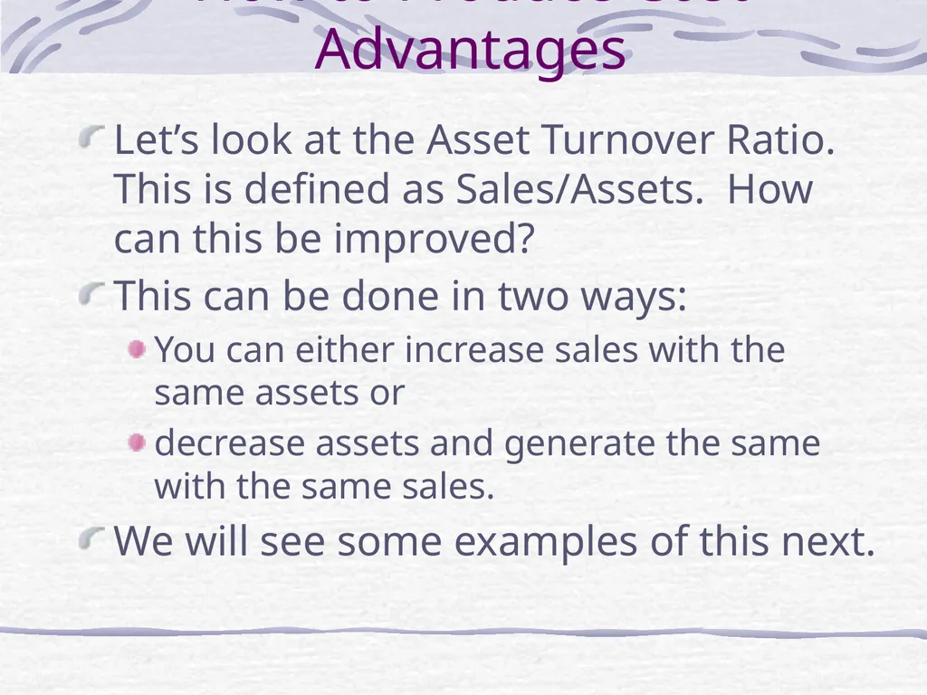 Dupont Analysis and Strategy P.V. Viswanath - slide 13 of 34
