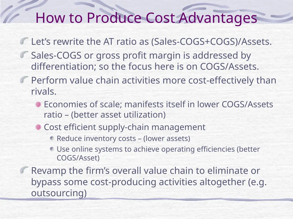 Dupont Analysis and Strategy P.V. Viswanath - slide 14 of 34