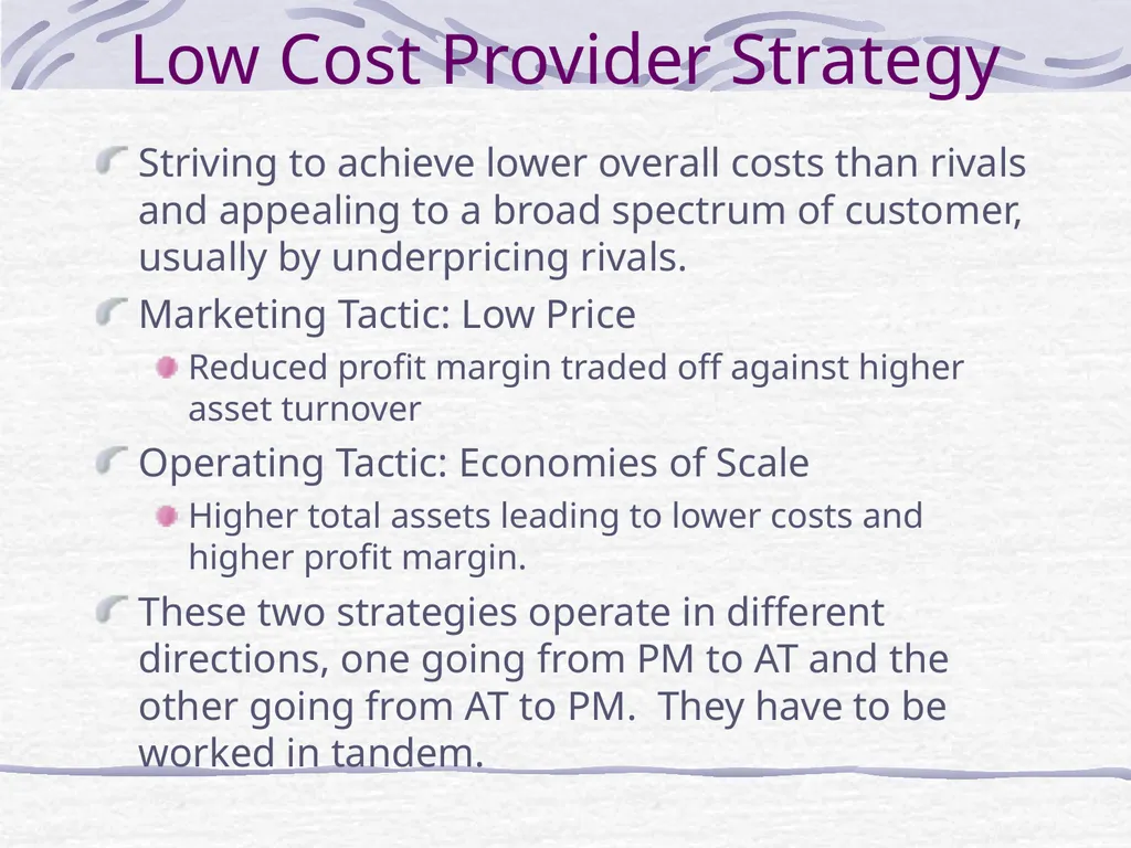 Dupont Analysis and Strategy P.V. Viswanath - slide 18 of 34