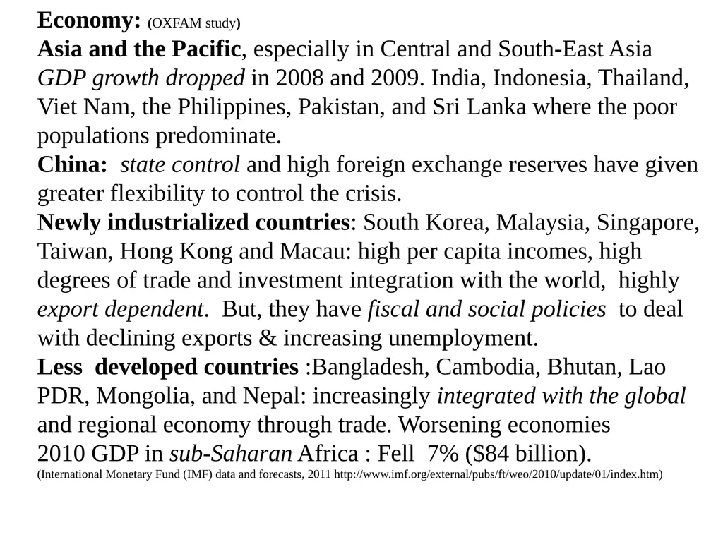 Topic 1: Global Impact of the 2008 Financial - slide 25 of 58
