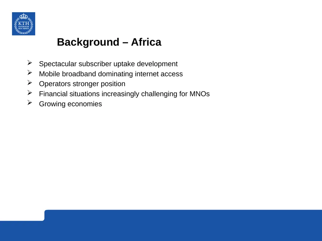 CMI Conference November 2014: A Market Model study - slide 3 of 18