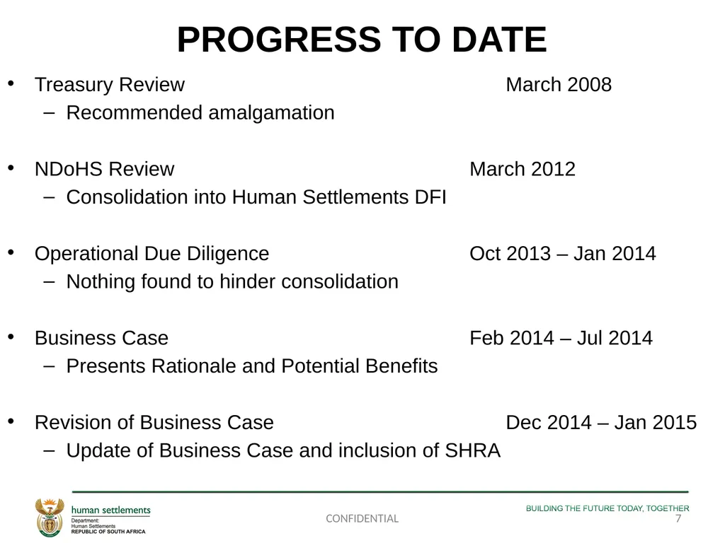PORTFOLIO COMMITTEE PRESENTATION ON THE - slide 7 of 29