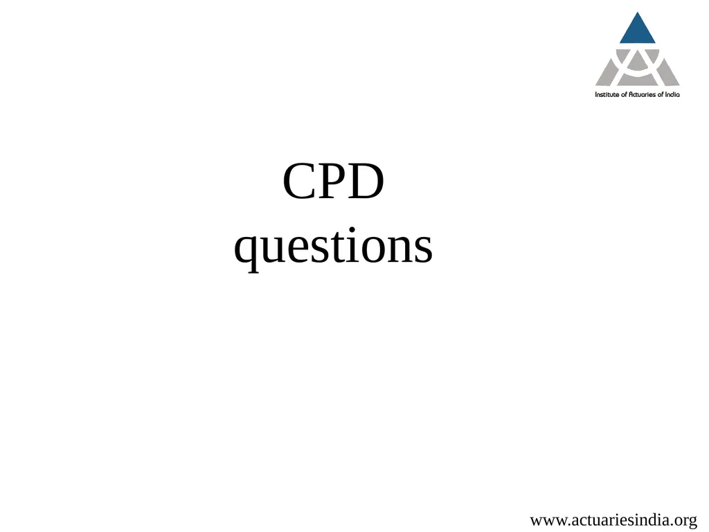 Crop Insurance Pricing A V Karthikeyan Appointed - slide 41 of 44