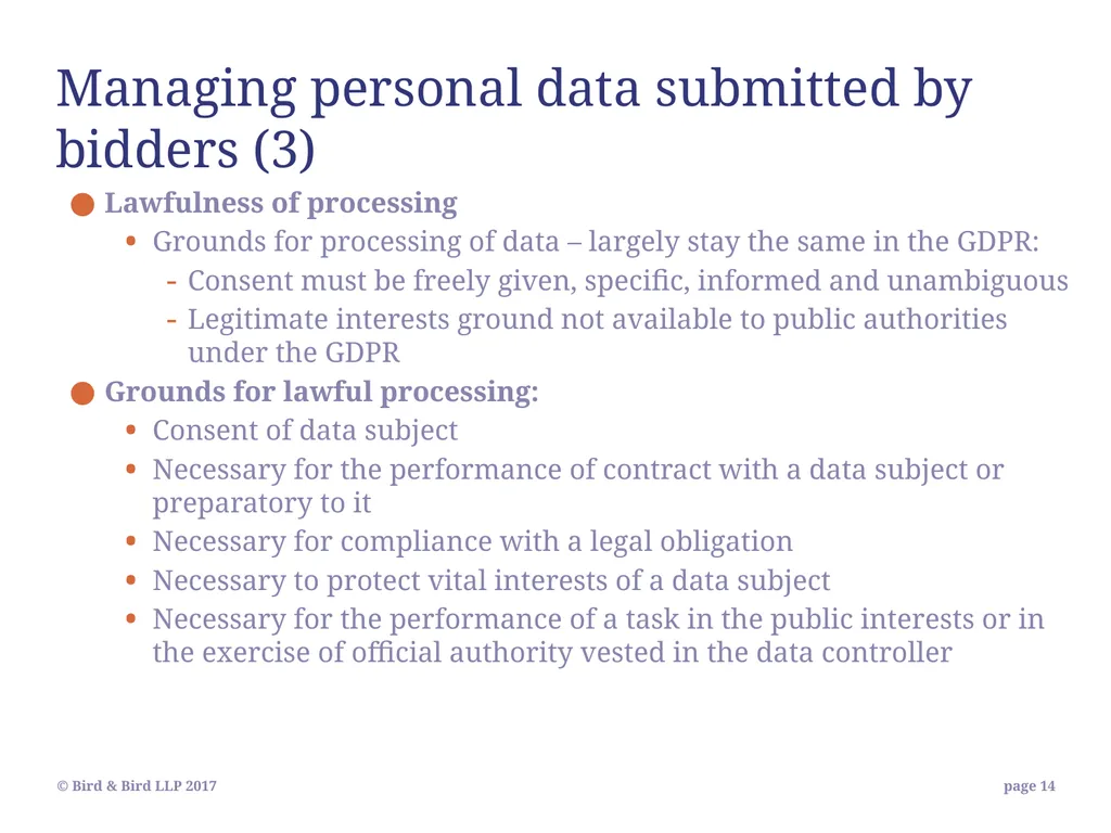 Bid exclusion risks in Public Procurement - slide 14 of 35