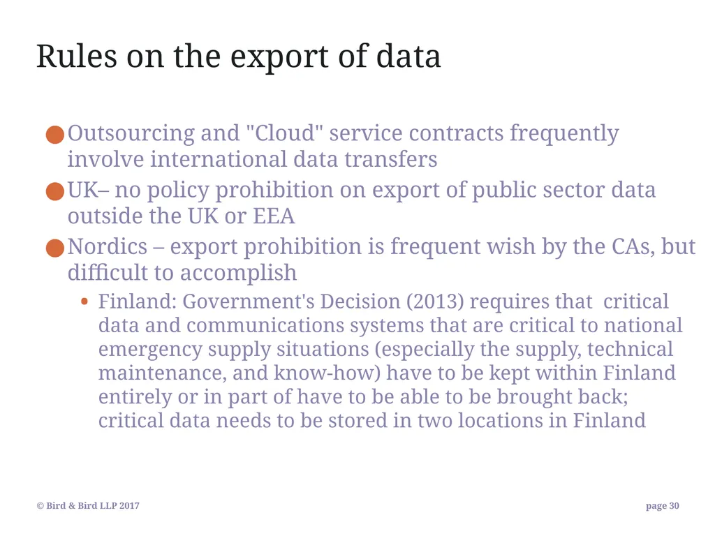 Bid exclusion risks in Public Procurement - slide 30 of 35