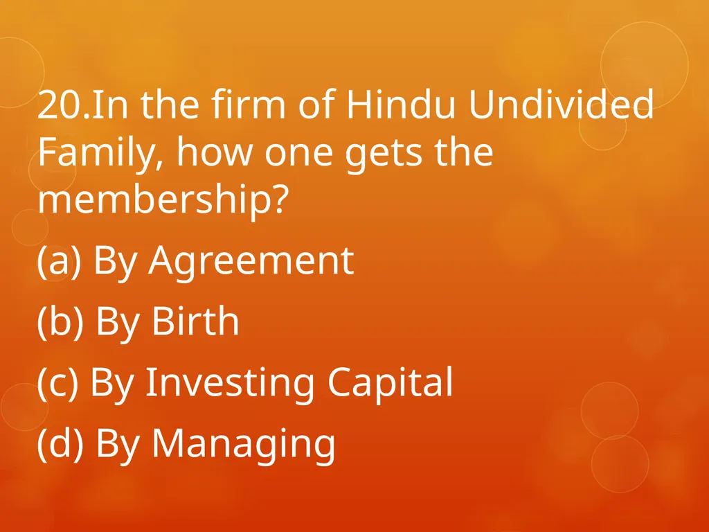 XI COMMERCE 1MARK QUIZ chapter 1-18 Presented by - slide 21 of 101