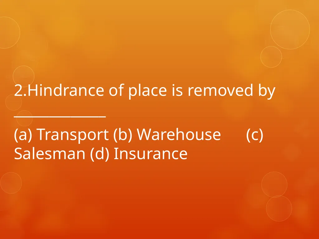 XI COMMERCE 1MARK QUIZ chapter 1-18 Presented by - slide 3 of 101