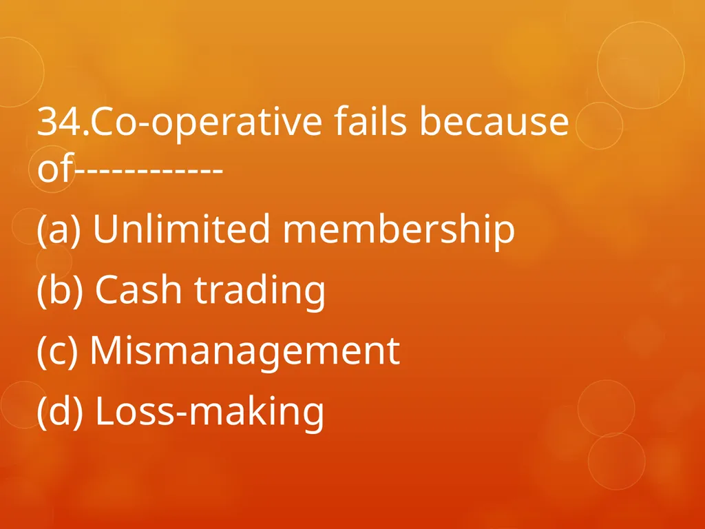 XI COMMERCE 1MARK QUIZ chapter 1-18 Presented by - slide 35 of 101
