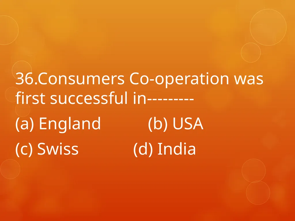 XI COMMERCE 1MARK QUIZ chapter 1-18 Presented by - slide 37 of 101