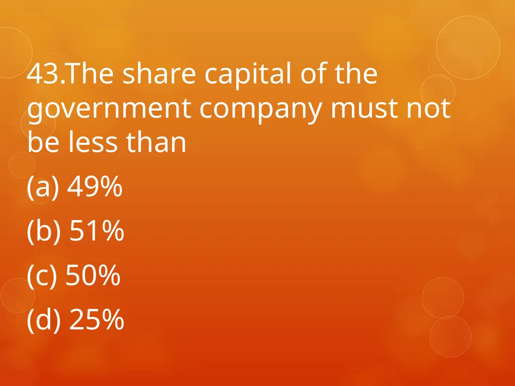 XI COMMERCE 1MARK QUIZ chapter 1-18 Presented by - slide 44 of 101