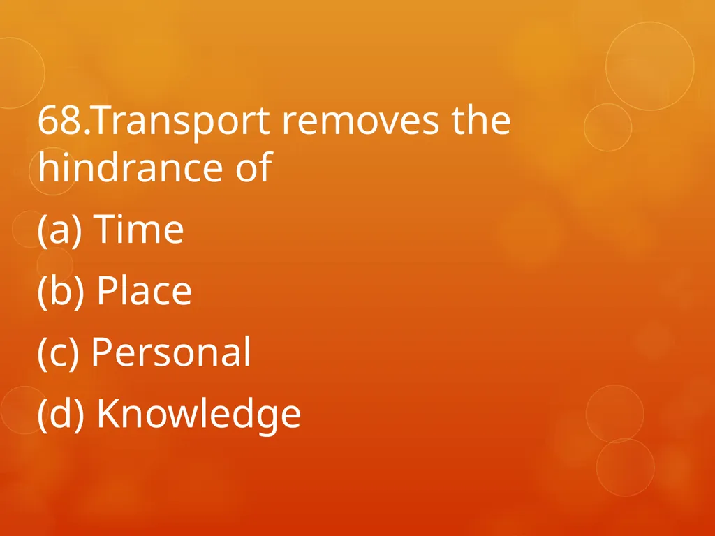 XI COMMERCE 1MARK QUIZ chapter 1-18 Presented by - slide 69 of 101