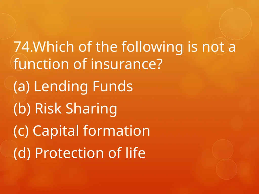 XI COMMERCE 1MARK QUIZ chapter 1-18 Presented by - slide 75 of 101