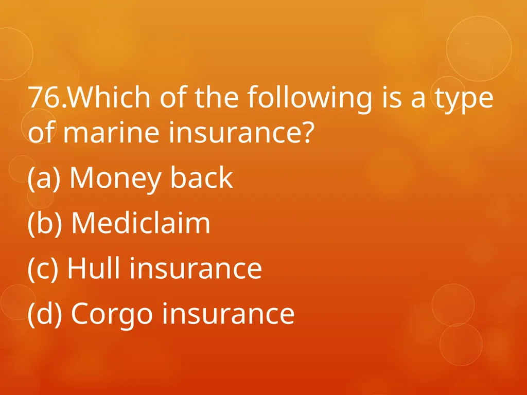 XI COMMERCE 1MARK QUIZ chapter 1-18 Presented by - slide 77 of 101