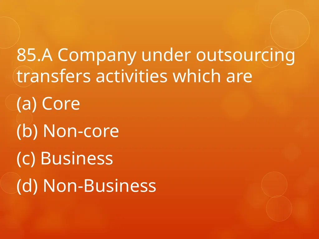 XI COMMERCE 1MARK QUIZ chapter 1-18 Presented by - slide 86 of 101