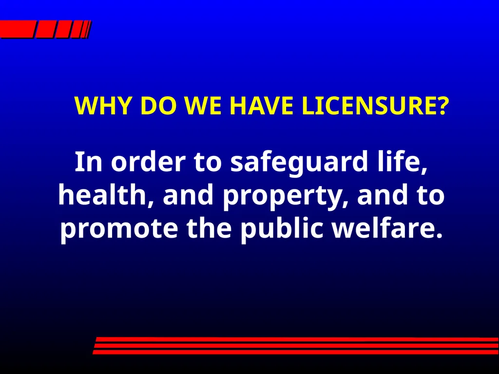 ENGINEERING LICENSURE A PATH OF OPPORTUNITY What - slide 3 of 24