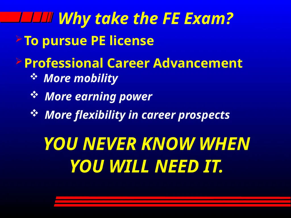 ENGINEERING LICENSURE A PATH OF OPPORTUNITY What - slide 8 of 24