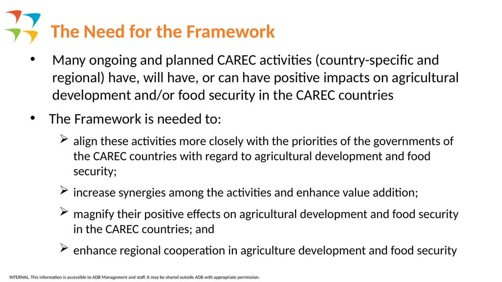 Preparation of Cooperation Framework for - slide 10 of 17