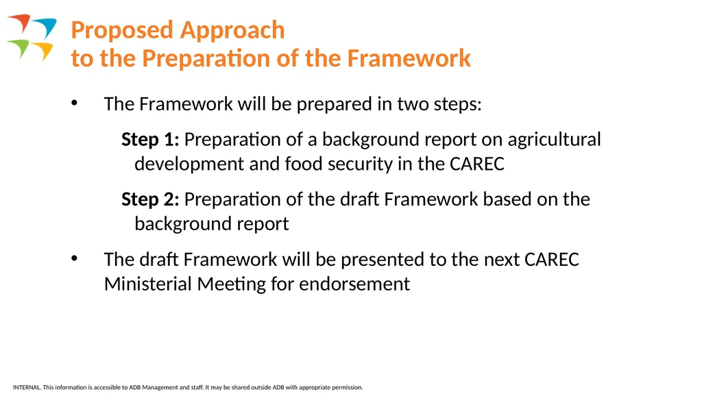 Preparation of Cooperation Framework for - slide 12 of 17