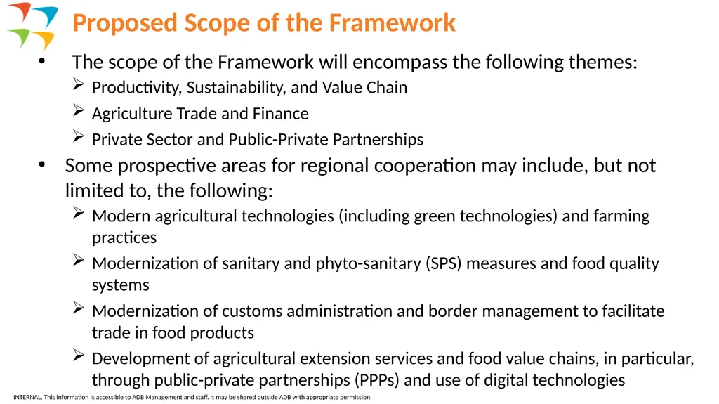 Preparation of Cooperation Framework for - slide 11 of 17