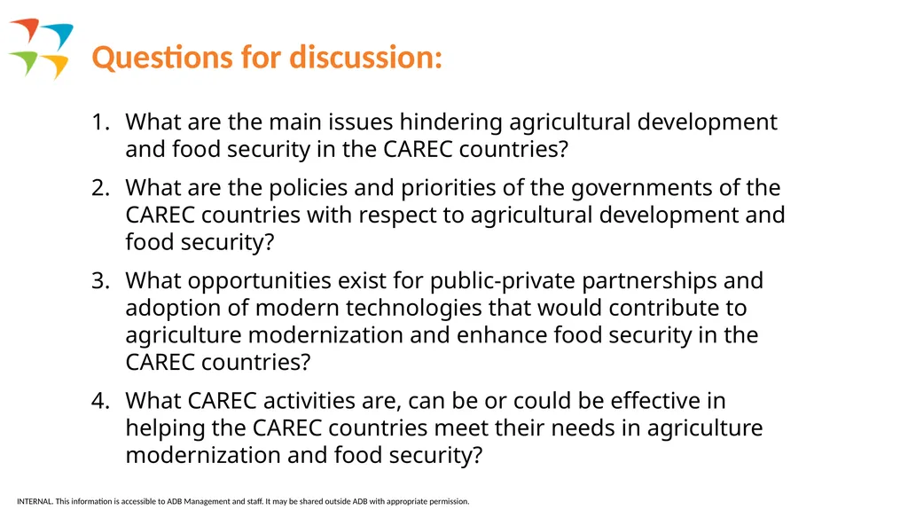 Preparation of Cooperation Framework for - slide 17 of 17