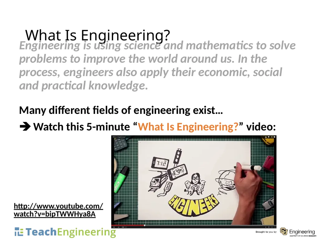 What Is Engineering? What Is Design? Pre-Lesson - slide 6 of 19