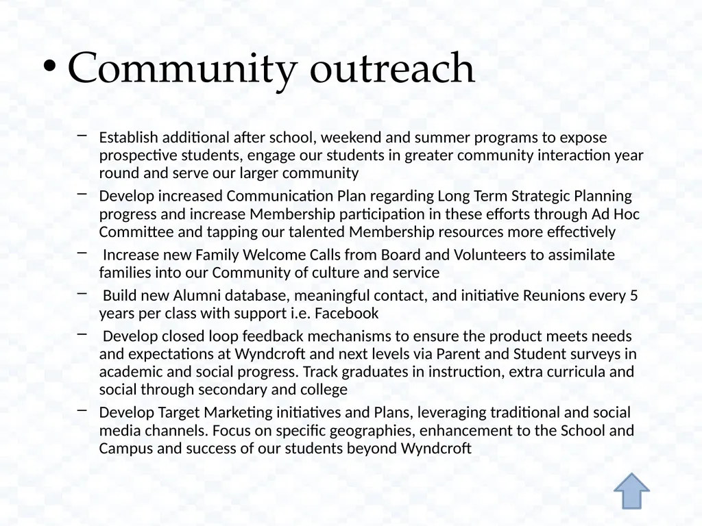 Strategic Plan 2014-2019 Create A World Class - slide 21 of 23