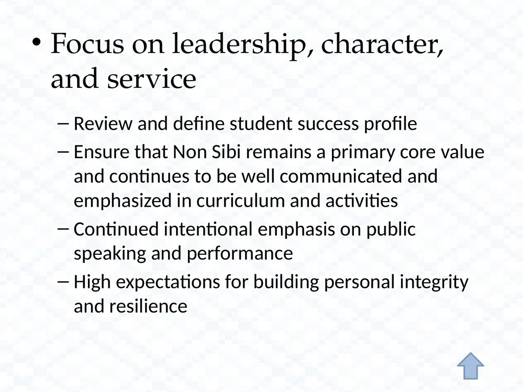 Strategic Plan 2014-2019 Create A World Class - slide 16 of 23