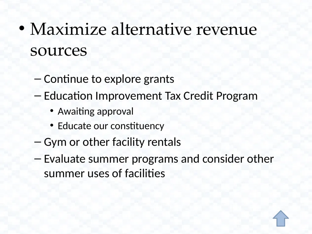 Strategic Plan 2014-2019 Create A World Class - slide 12 of 23