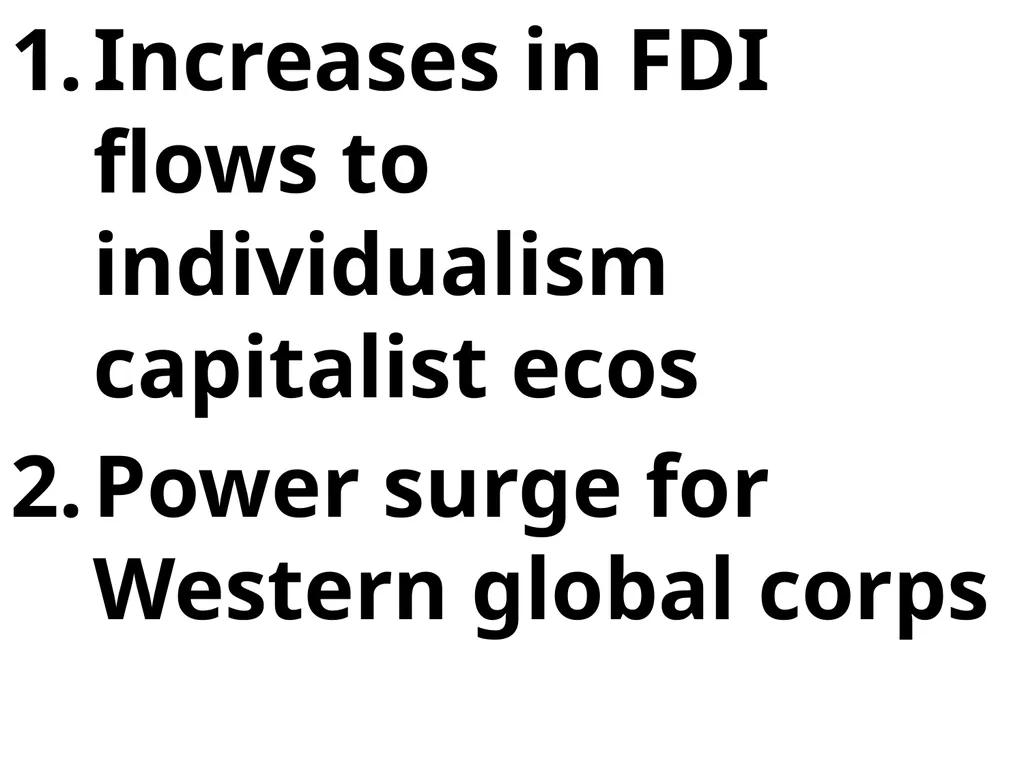 CHAPTER 1 GLOBALISM GLOBALISM > LOCALISM = the - slide 68 of 128