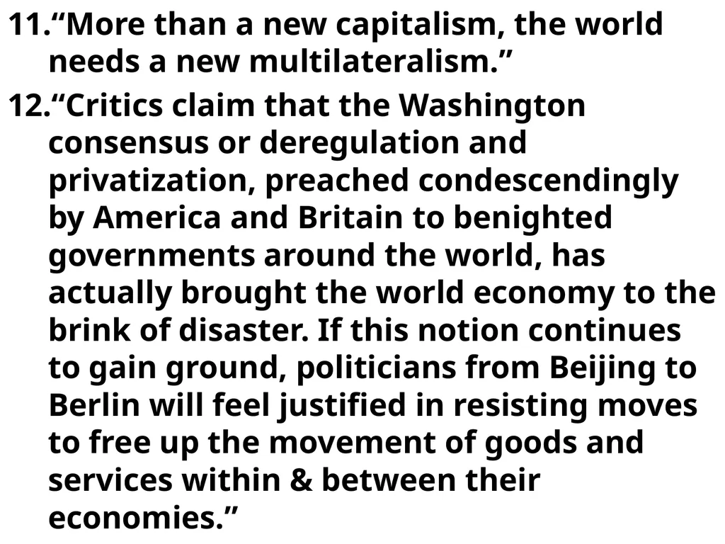 CHAPTER 1 GLOBALISM GLOBALISM > LOCALISM = the - slide 42 of 128