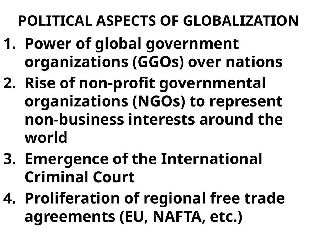 CHAPTER 1 GLOBALISM GLOBALISM > LOCALISM = the - slide 11 of 128