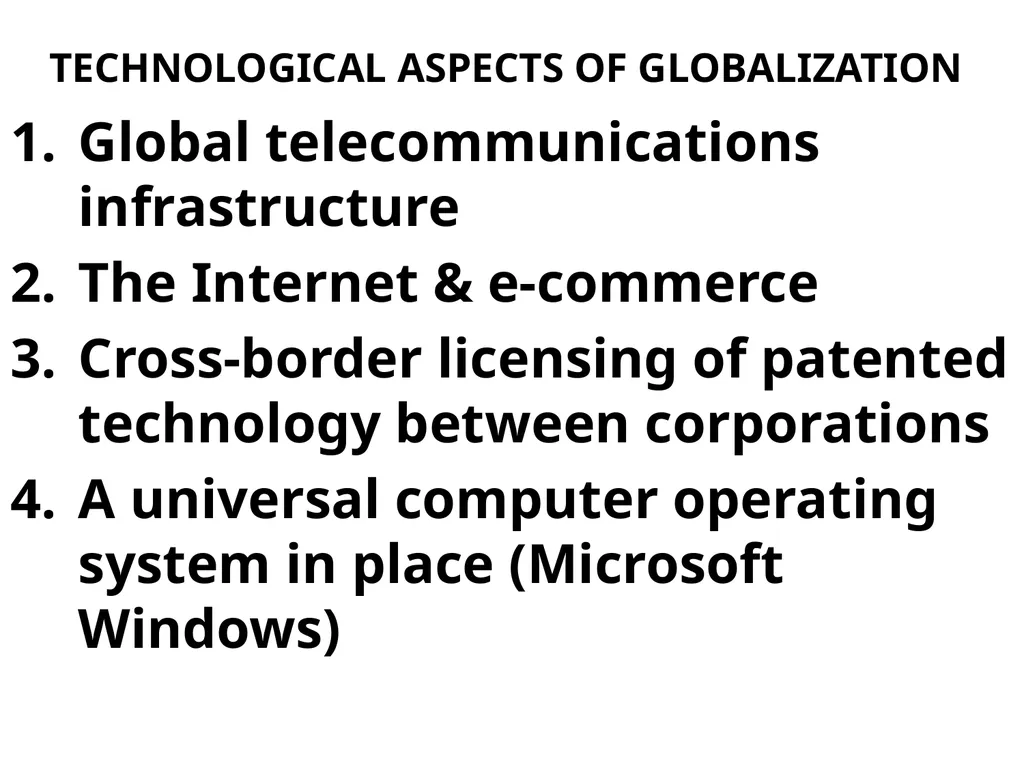 CHAPTER 1 GLOBALISM GLOBALISM > LOCALISM = the - slide 10 of 128