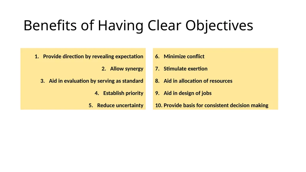 Formulating Objective and Strategies Modul 5. - slide 7 of 39
