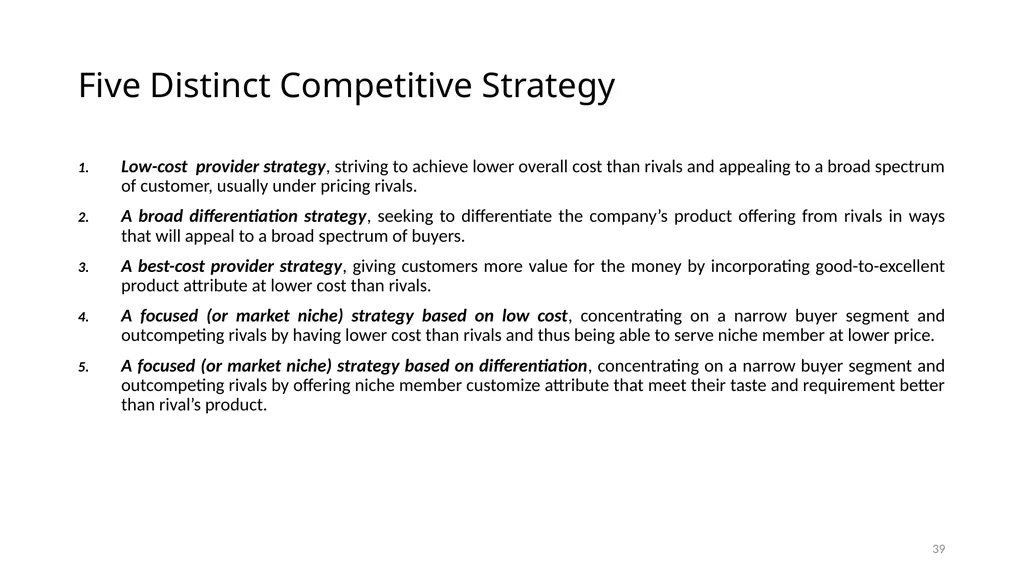 Formulating Objective and Strategies Modul 5. - slide 39 of 39
