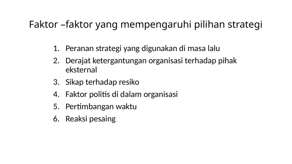 Formulating Objective and Strategies Modul 5. - slide 13 of 39