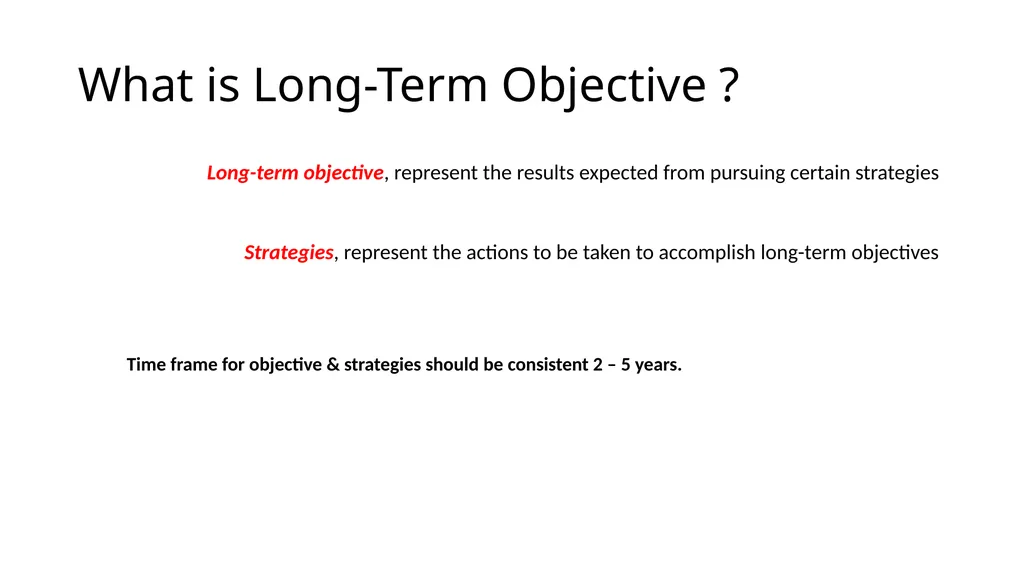 Formulating Objective and Strategies Modul 5. - slide 4 of 39