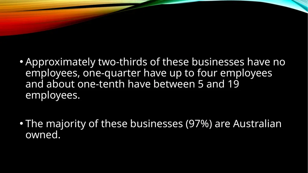 Small to medium enterprises  definition Small to - slide 9 of 47