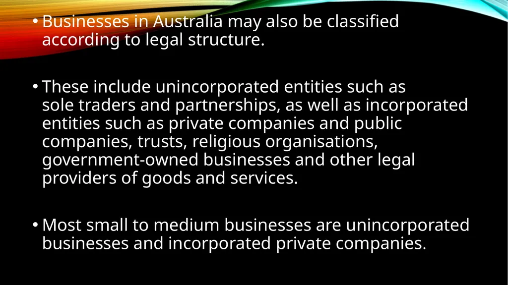 Small to medium enterprises  definition Small to - slide 4 of 47