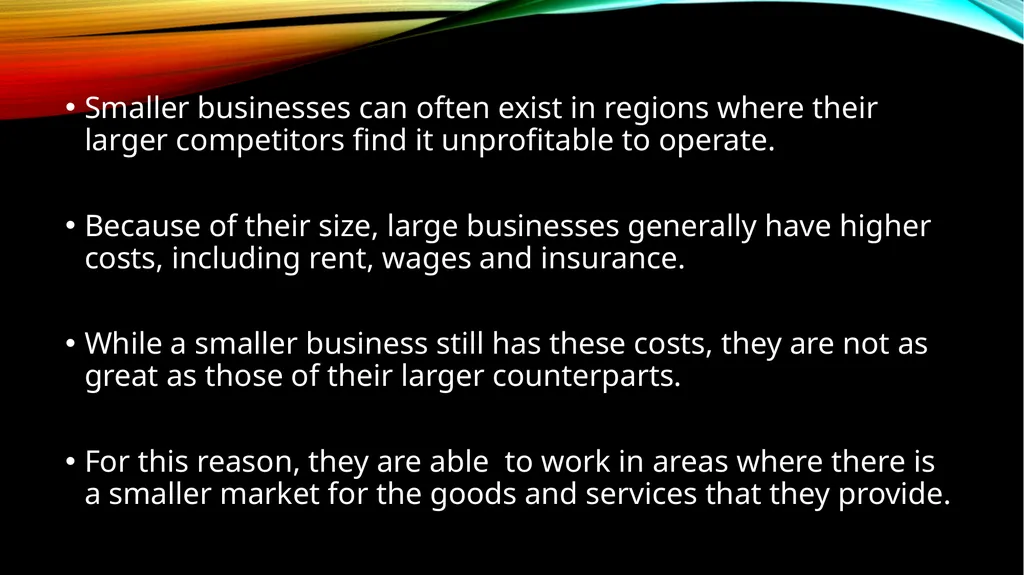 Small to medium enterprises  definition Small to - slide 15 of 47