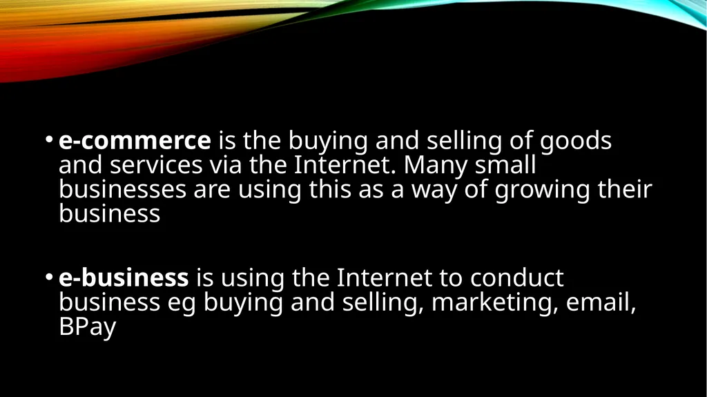 Small to medium enterprises  definition Small to - slide 46 of 47