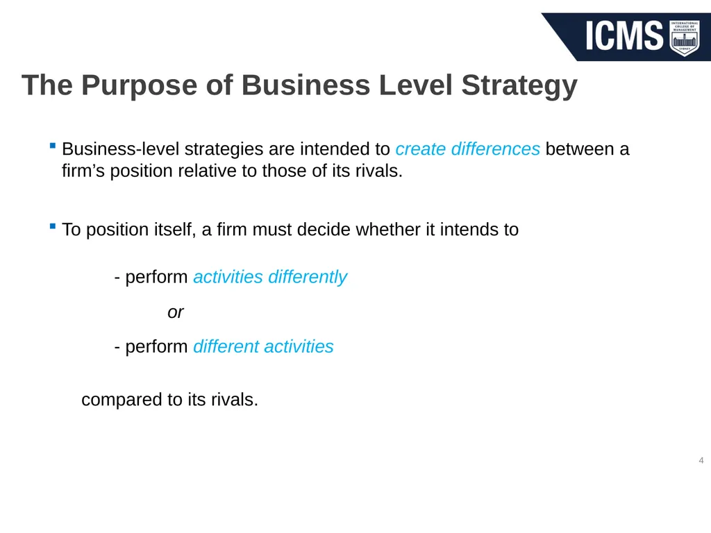 HOS801 – Strategic Management in Tourism and - slide 4 of 42
