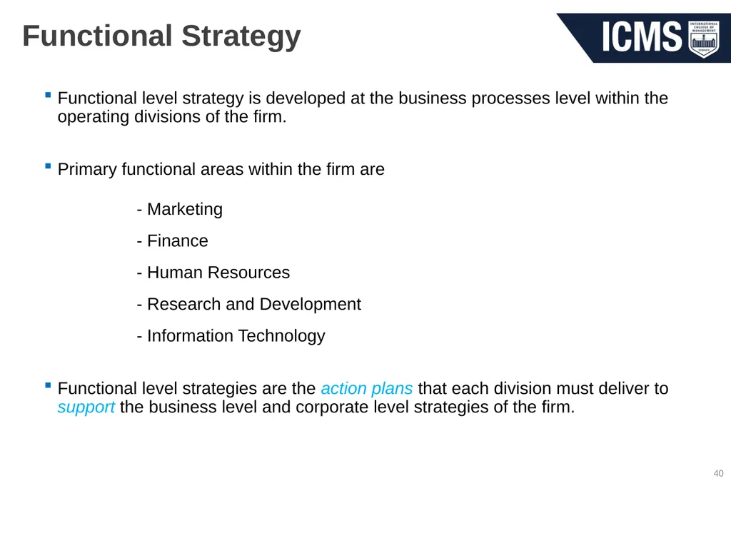 HOS801 – Strategic Management in Tourism and - slide 40 of 42