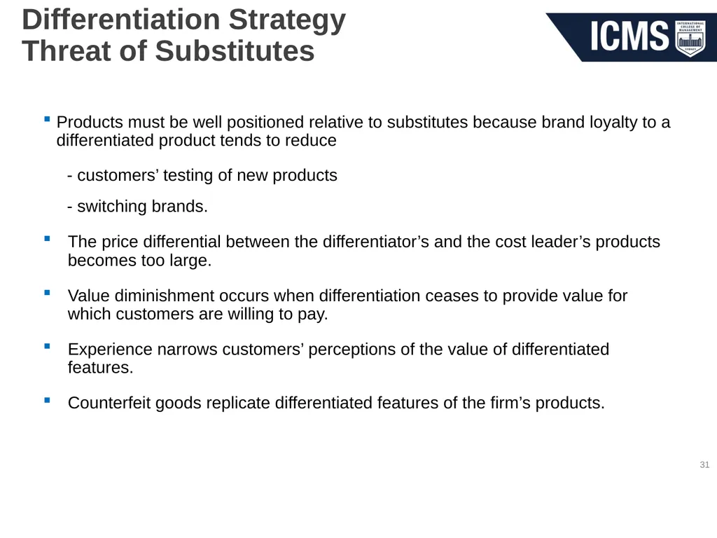 HOS801 – Strategic Management in Tourism and - slide 31 of 42