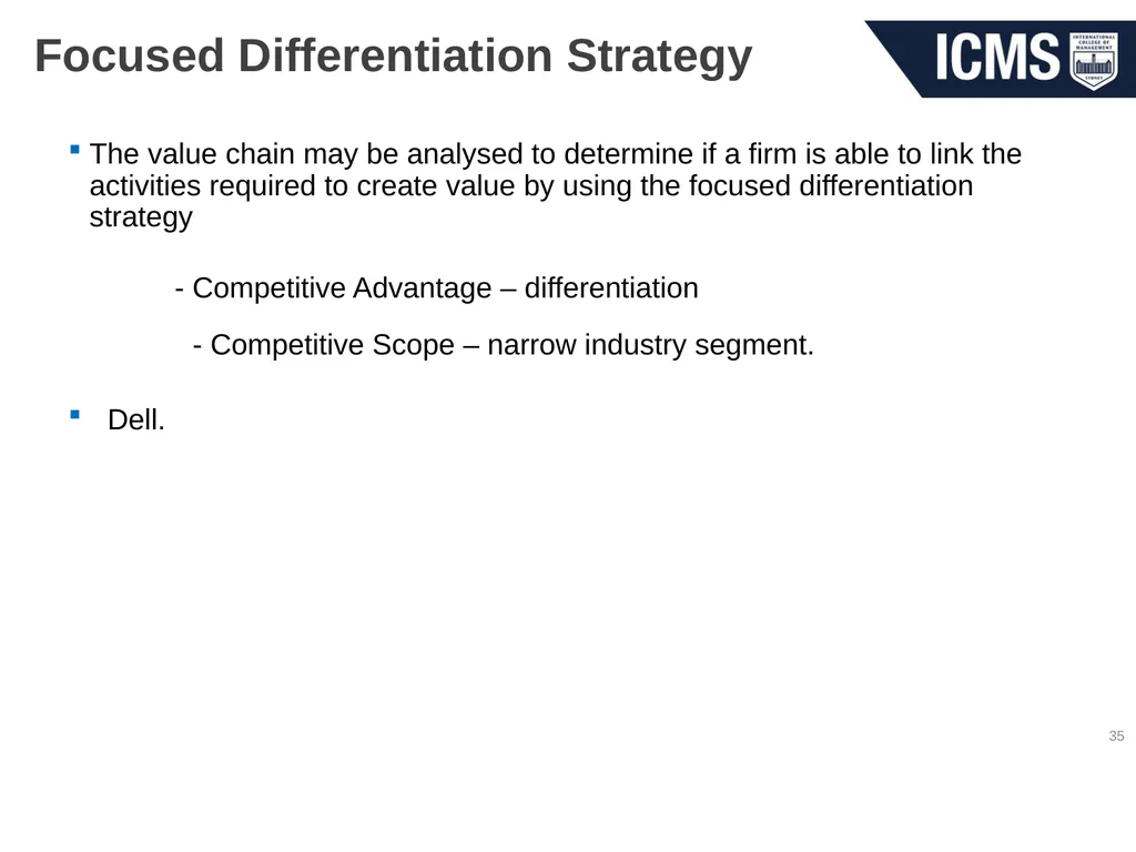 HOS801 – Strategic Management in Tourism and - slide 35 of 42