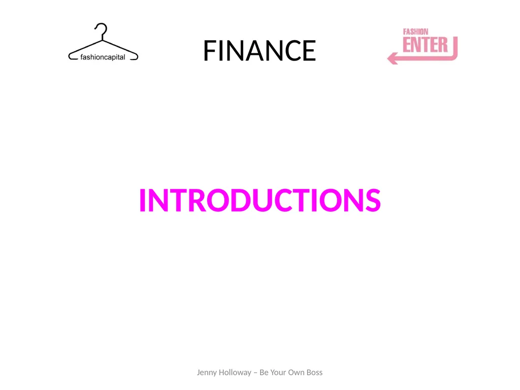 FINANCE Budgets/Forecasts/Cashflow Workshop Jenny - slide 2 of 30