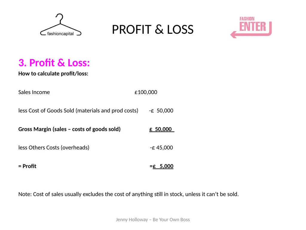 FINANCE Budgets/Forecasts/Cashflow Workshop Jenny - slide 11 of 30