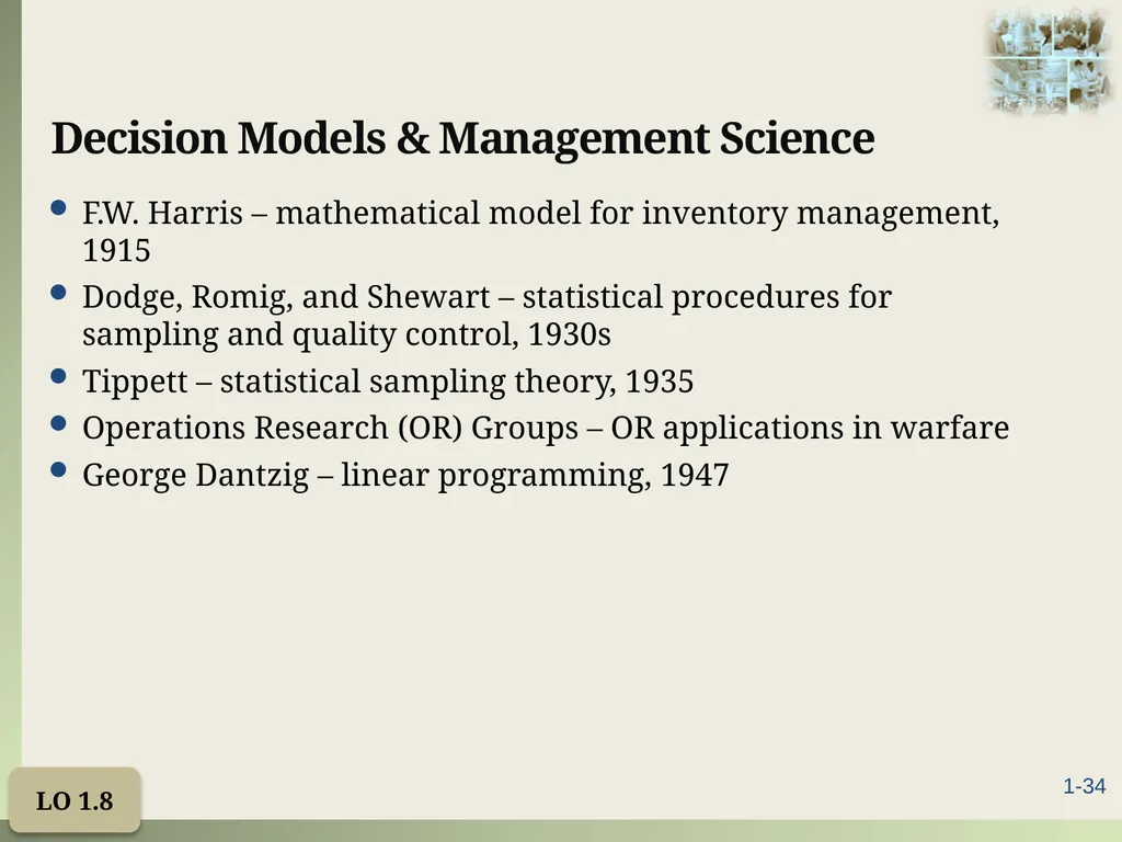 Introduction to Operations Management Chapter 1 - slide 34 of 40